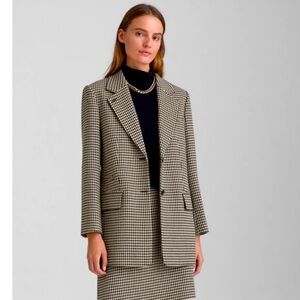Club Monaco Houndstooth Blazer